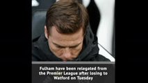 BREAKING: Fulham relegated from the Premier League