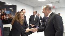 -Bakan Çavuşoğlu, Türk Amerikan Toplumunun Önde Gelenlerini Kabul Etti