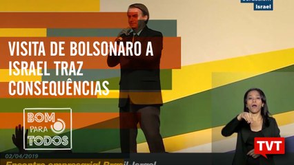 Visita de Bolsonaro a Israel traz consequências