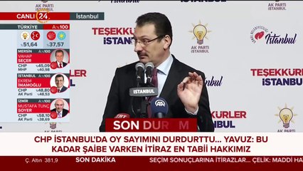 AK Parti Genel Başkan Yardımcısı Yavuz açıklama yapıyor