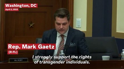 Rep. Matt Gaetz Argues Against 'Equality Act' Because Of 'Bad Actors' Like President Trump