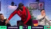 Adebayo Akinfenwa reaction to Liverpool's last gasp winner