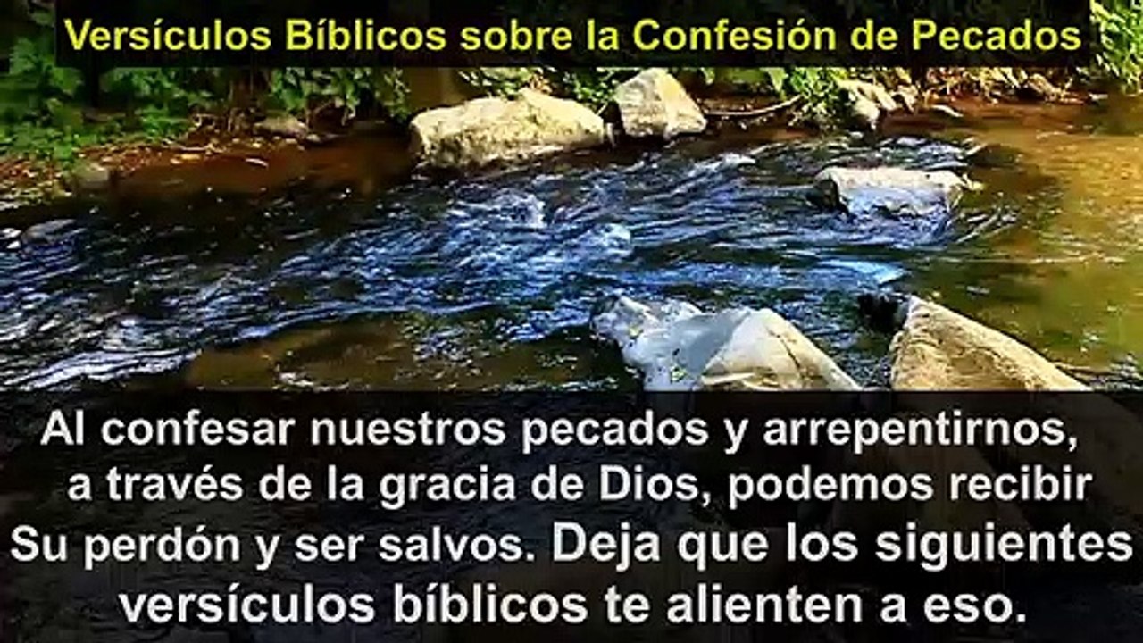 Versículos Bíblicos sobre la Confesión de  Pecados