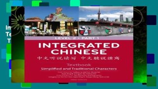 Integrated Chinese, Level 2 Part 1 Textbook, 3rd Edition (Simplified   Traditional) Paperback