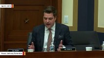 Arguing Against Transgender Bill, Rep. Matt Gaetz Says Trump Could Declare Himself The ‘First Female President’