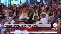 Año y medio despues del 19-S inicia reconstruccion en CdMx