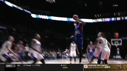 What a dunk by Theo Pinson!