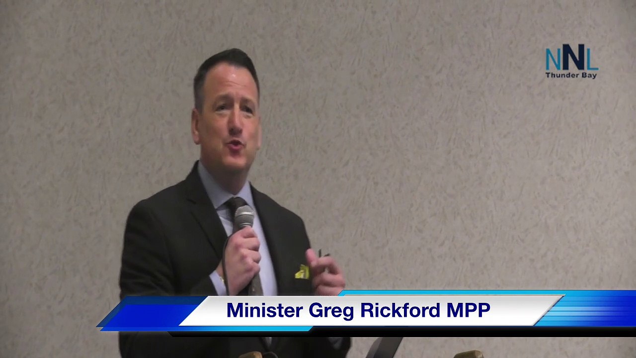 Minister Greg Rickford Prospectors Dinner