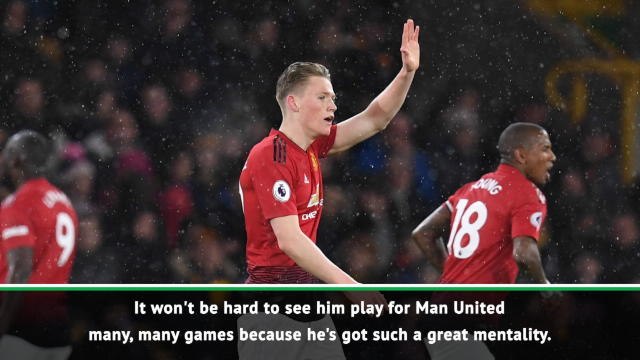 Solskjaer delighted with goal scorer McTominay