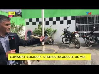 Comisaría "colador": 12 presos fugados en un mes