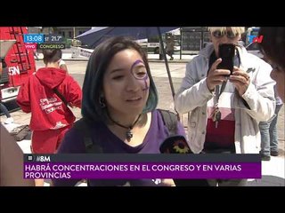 #8M: concentraciones en el  Congreso y las provincias