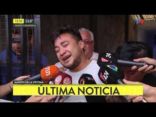 Habló el marido de la mujer asesinada motchorros en San Justo