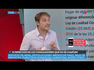 Los 10 derechos que tenés como consumidor y no se cumplen