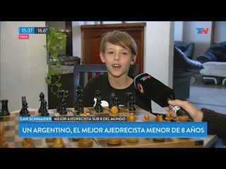 Un nene argentino de ocho años es el mejor ajedrecista