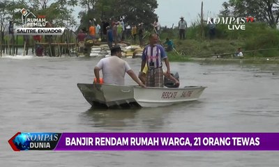 21 Orang Tewas akibat Banjir di Ekuador