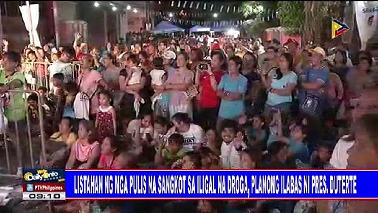 Listahan ng mga pulis na sangkot sa iligal na droga, planong ilabas ni Pres. #Duterte