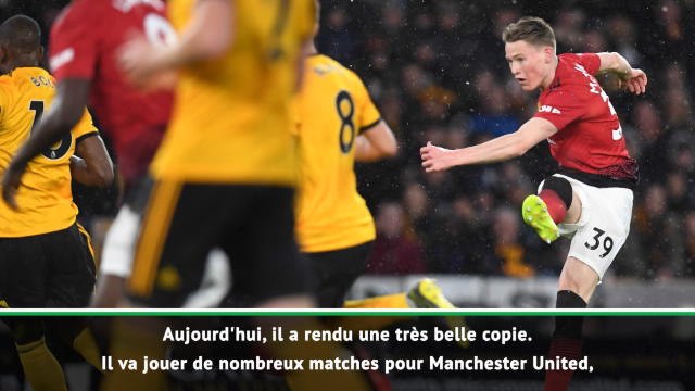32e j. - Solskjaer ravi de la performance de McTominay
