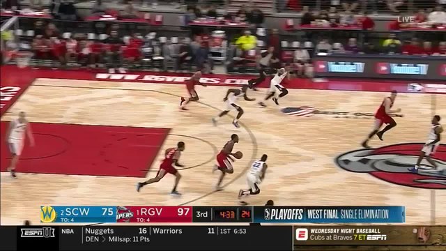 Gary Payton II with 10 Steals vs. Santa Cruz Warriors