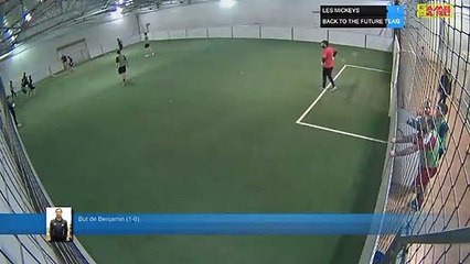 But de Benjamin  (1-0) - LES MICKEYS Vs BACK TO THE FUTURE TEAM  - 02/04/19 19:00 - LIGUE 4