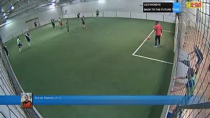 But de Steeven (1-1) - LES MICKEYS Vs BACK TO THE FUTURE TEAM  - 02/04/19 19:00 - LIGUE 4