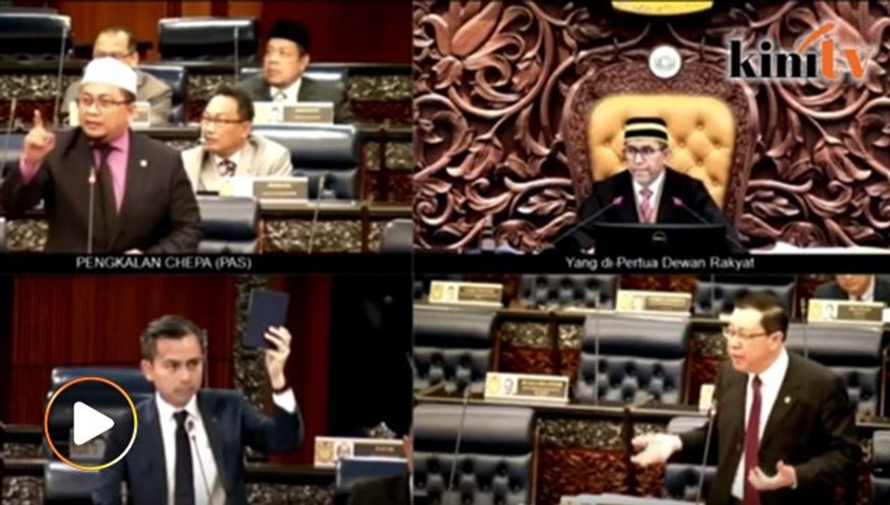 Dewan tegang! MP PAS label Guan Eng pondan, dihalau keluar dewan