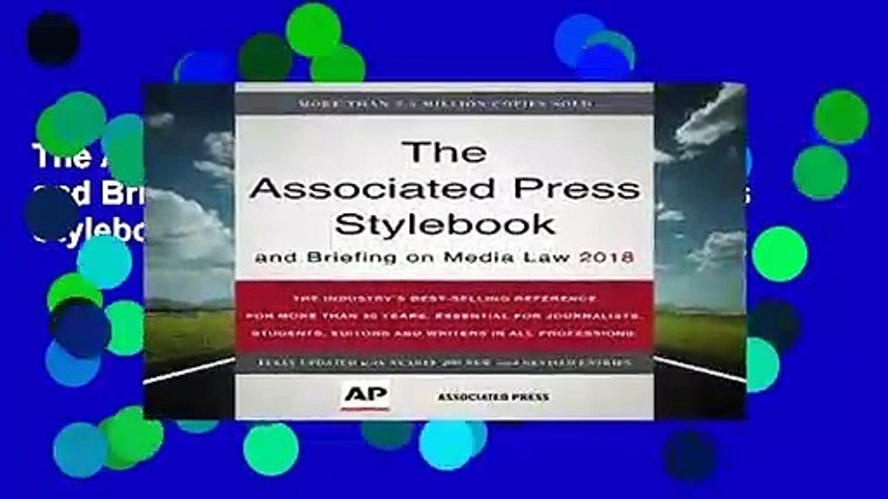 The Associated Press Stylebook 2018: and Briefing on Media Law (Associated Press Stylebook and