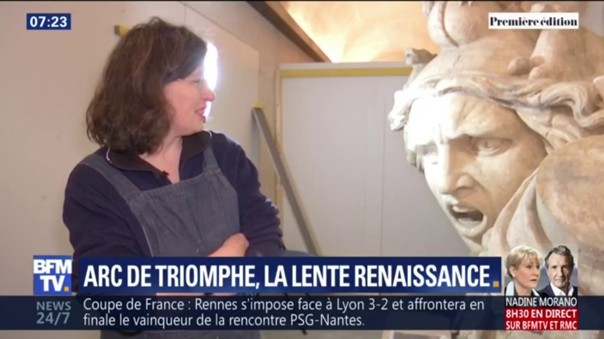 La Renaissance Des œuvres Vandalisées Dans Larc De Triomphe