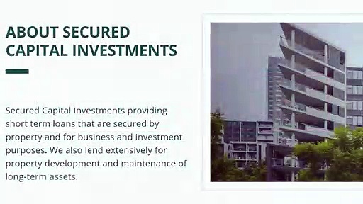 Short Term Loans | Secured Capital