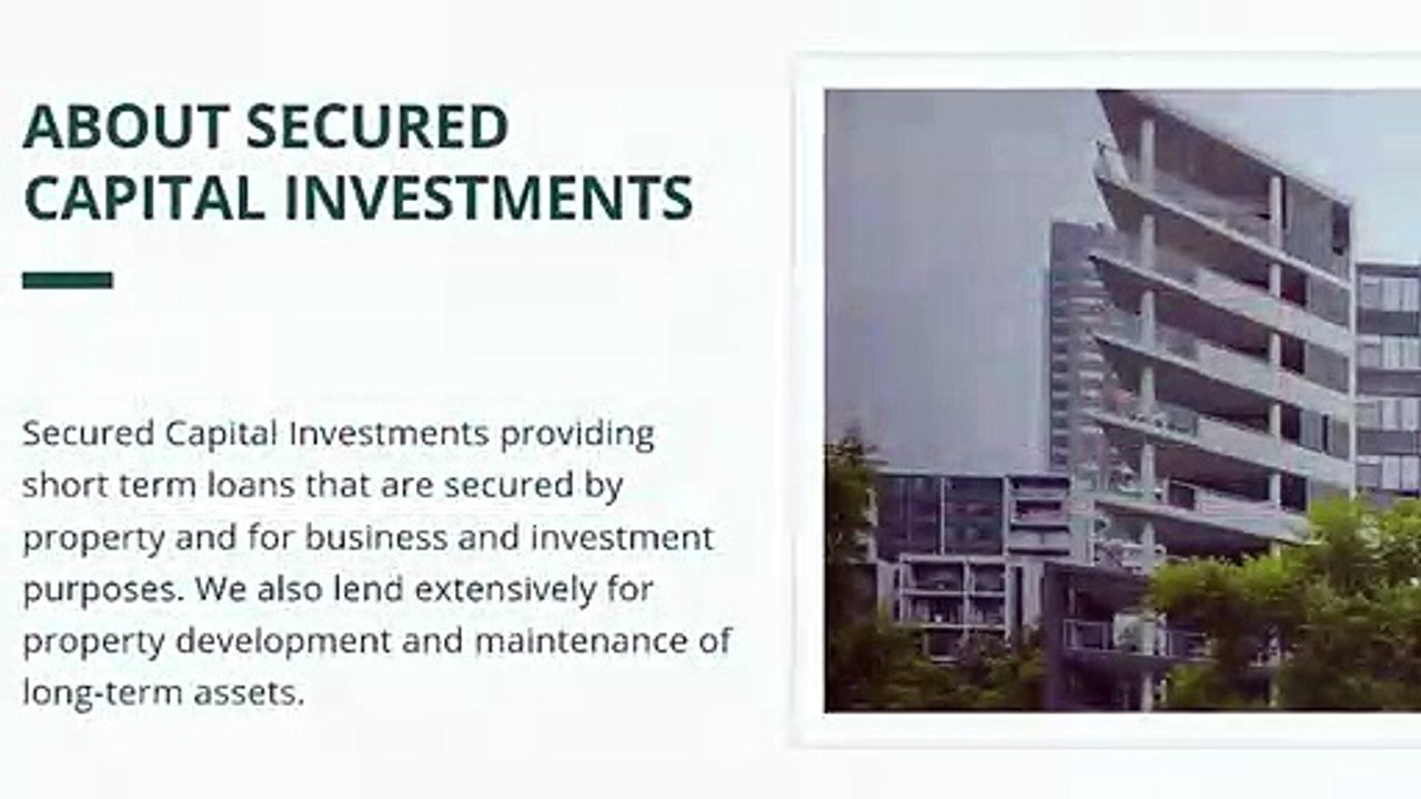 Short Term Loans | Secured Capital