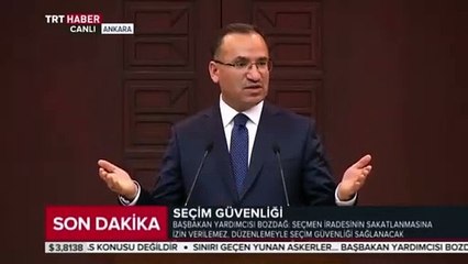 Bekir Bozdağ: "Kim 'sandıkta hile yapılıyor' diyorsa onun kaybettiğini ve kaybına bahane arıyor demektir"