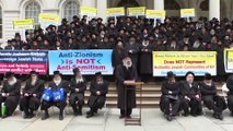 Filistin’in var olmadığını iddia eden Yeger, Ortodoks Yahudiler tarafından protesto edildi - NEW YORK
