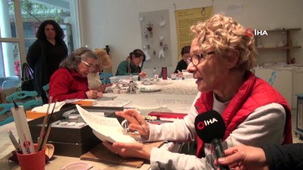 Ev hanımlarının yüzünü güldüren çini sanatı