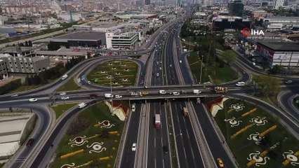 İstanbul Havalimanı’ndaki son durum havadan görüntülendi