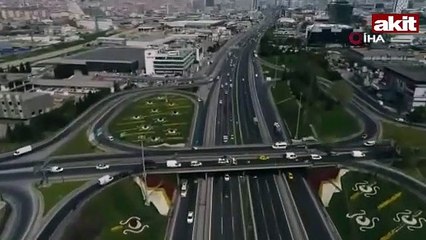 İşte İstanbul Havalimanı'ndaki son durum! Havadan görüntülendi