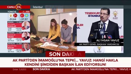AK Parti Genel Başkan Yardımcısı Yavuz açıklama yapıyor