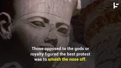 Why Are So Many Egyptian Statues Missing Their Nose?