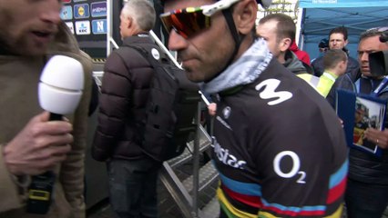 Alejandro Valverde - entrevista en la salida - Dwars Door Vlaanderen 2019