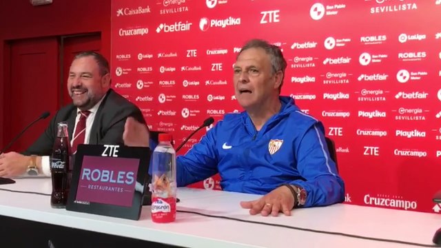 Joaquín Caparrós, en la Previa del Sevilla-Alavés