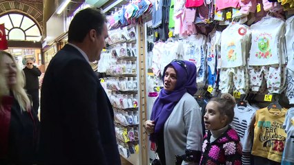 Dündar’dan çarşı esnafına teşekkür ziyareti