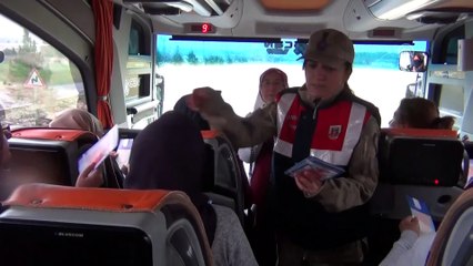 Mardin’de yolcular kanser hastalığı hakkında bilgilendirildi