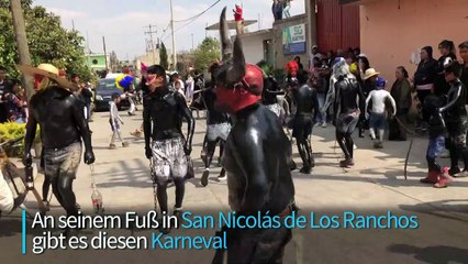 Am Popocatépetl tanzen schwarze Teufel