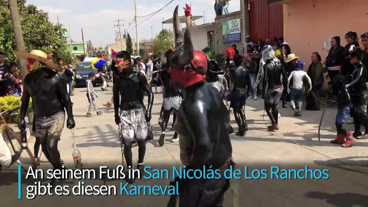 Am Popocatépetl tanzen schwarze Teufel