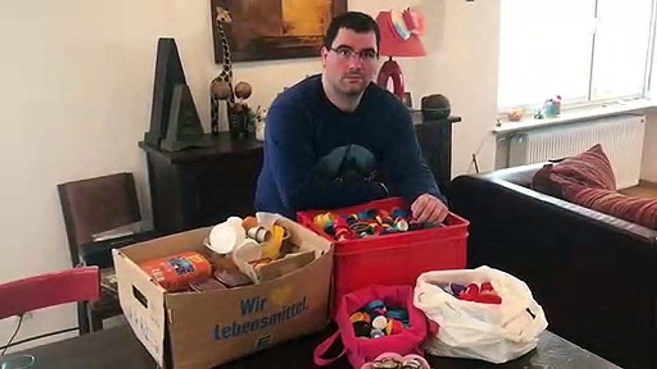 Bouzonville : Thomas Papa récupère les bouchons en plastique et en liège pour les Bouchons de l’espoir