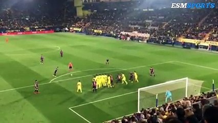 Amazing free kick goal  Leo Messi