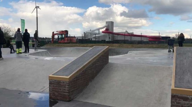Mons: le skate park du Grand Large est déjà utilisé par les jeunes passionnés