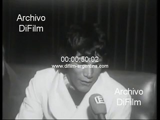 Carlos Monzon in Ezeiza with Susana Gimenez 1977