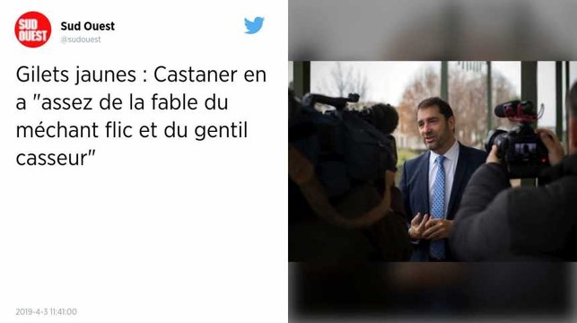 Gilets jaunes. Christophe Castaner fustige « la fable du méchant flic et du gentil casseur »