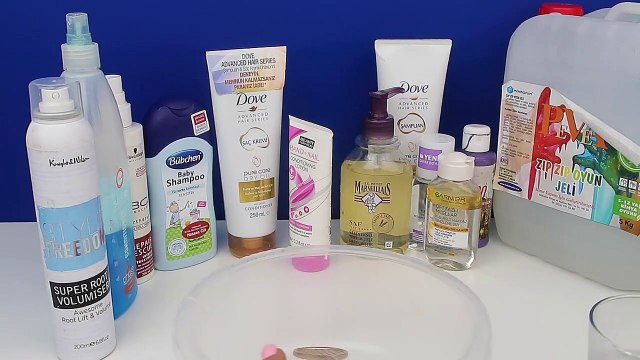 RUJ İLE SLIME RENKLENDİRME CHALLENGE! 250 TL RUJLARLA SLİME 6 LİPSTİCK SLİME MİXİNG Bidünya Oyuncak