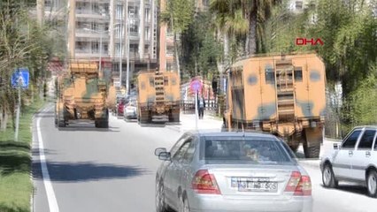 Hatay Suriye Sınırına Askeri Sevkiyat