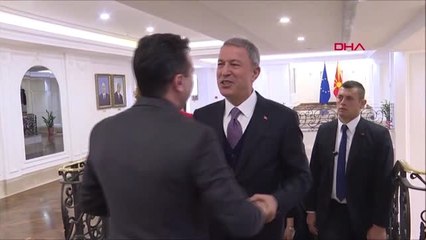 Dha Dış - Bakan Akar Kuzey Makedonya Başbakanı Zaev ile Görüştü